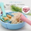 Giraffe creative and cute silicone forks and spoons, elephant silicone children's and baby spoons and forks Specification image